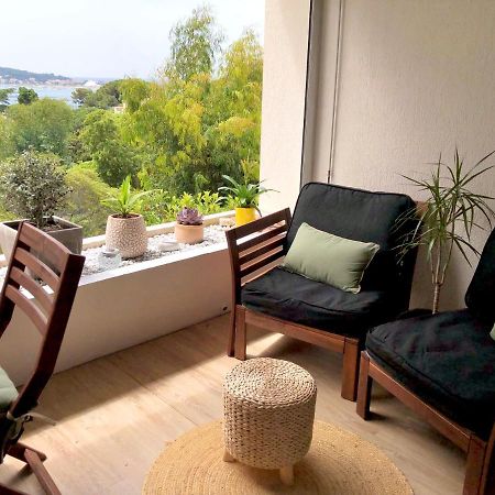 Charme & Calme-Tamaris- Studio Vue Mer - Piscine - Le Petit Olivier Sur Mer Ла-Сейн-сюр-Мер Екстер'єр фото